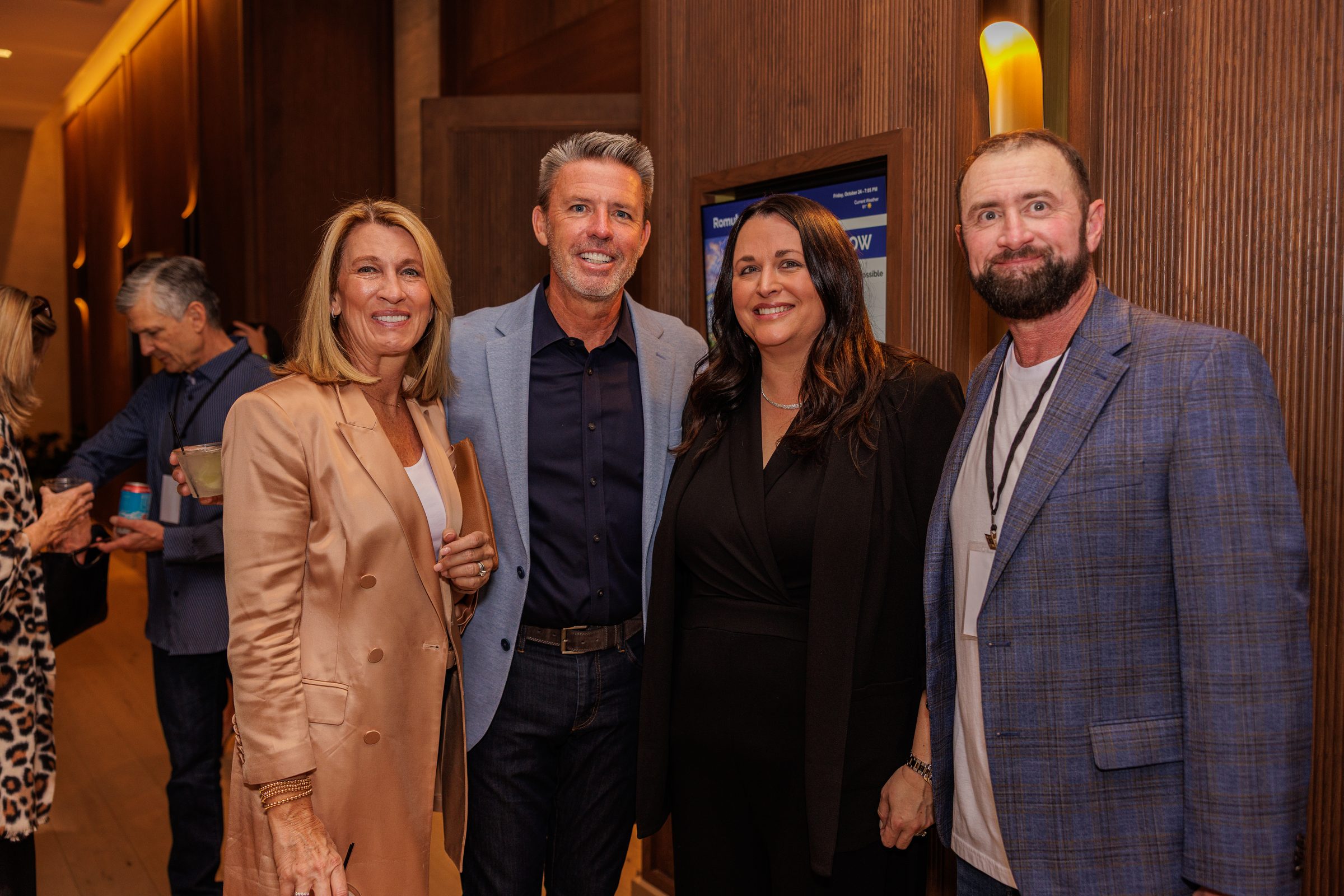 Treasure House supporters at an evening event